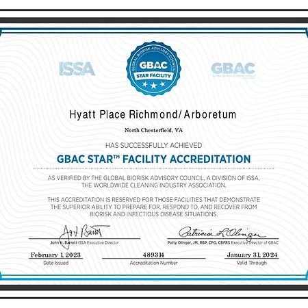 Hyatt Place Richmond Arboretum Luaran gambar